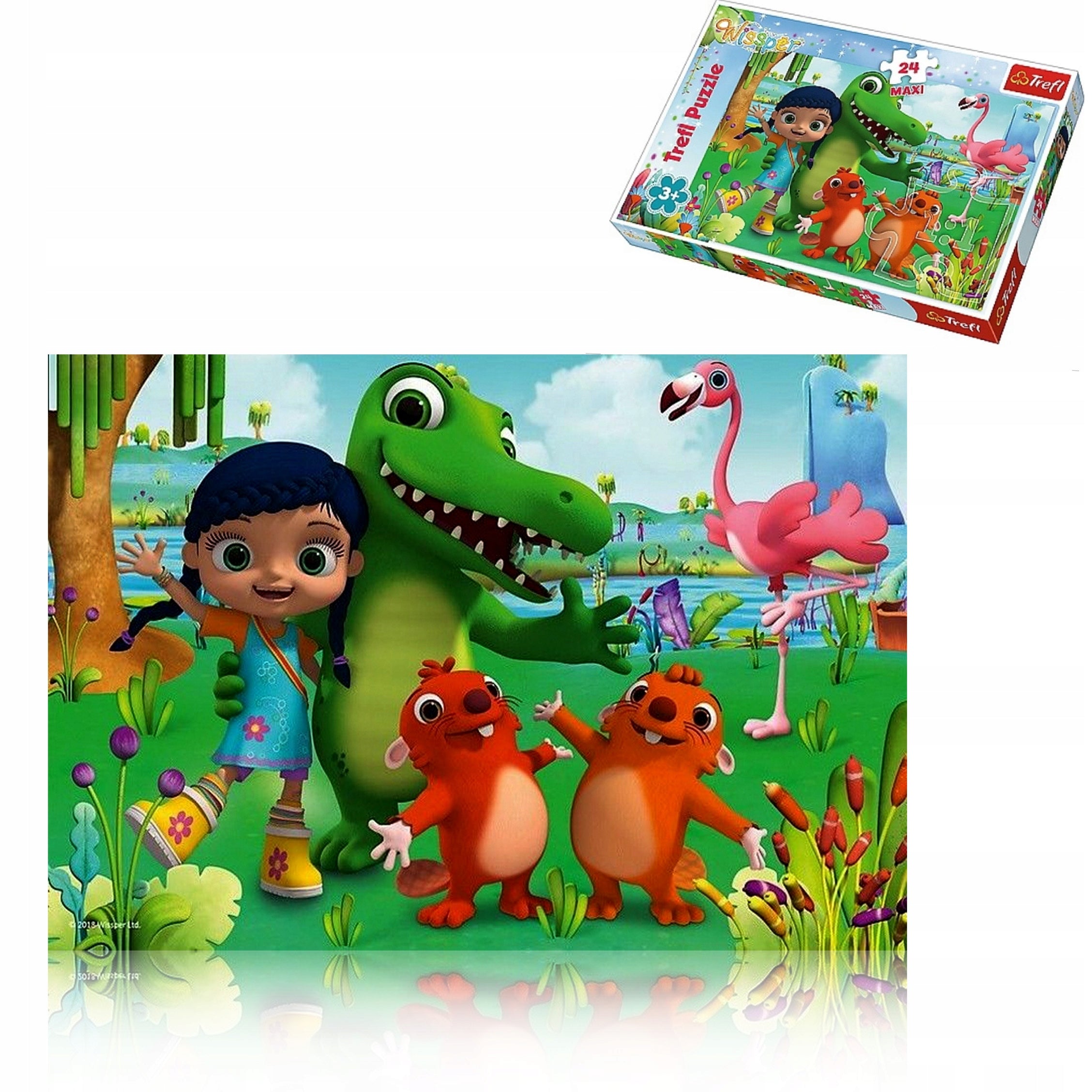 Puzzle Trefl Maxi Die Welt ist voller Freundschaft, 24 