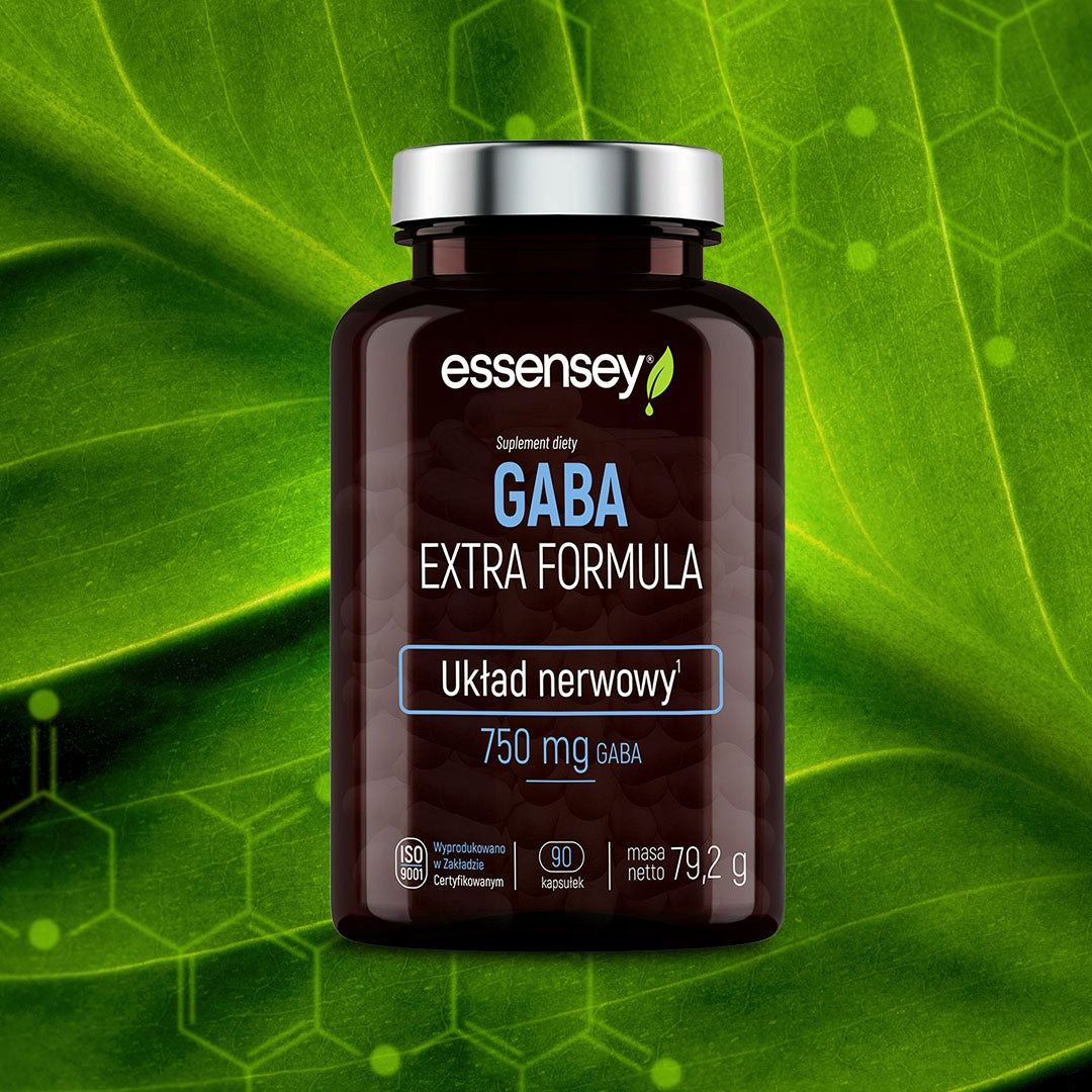 GABA Forte 750 mg Fatigue Sleep Stress Nervous System Psychological Function Packaging status original