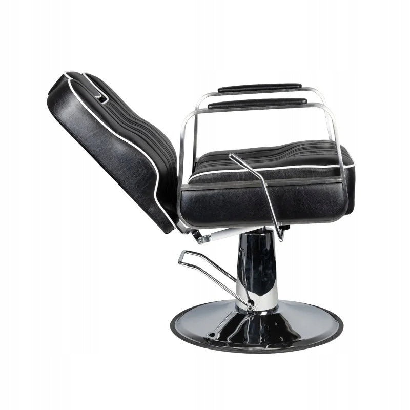Professioneller Friseurstuhl Gabbiano Matteo, schwarz 