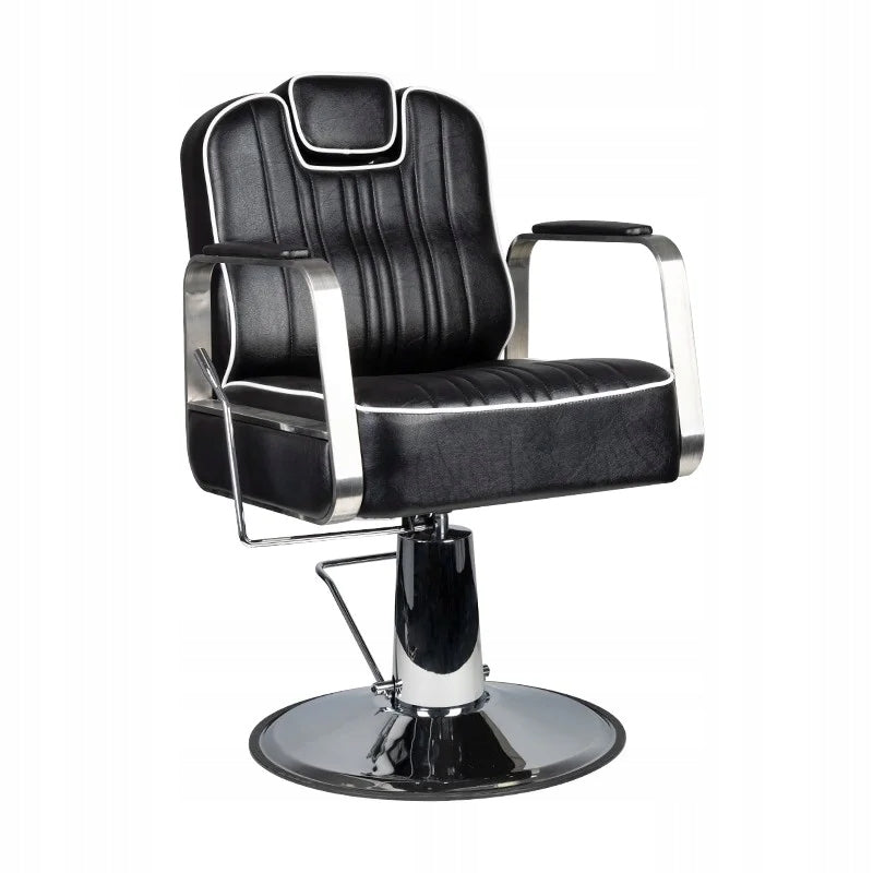 Professioneller Friseurstuhl Gabbiano Matteo, schwarz 