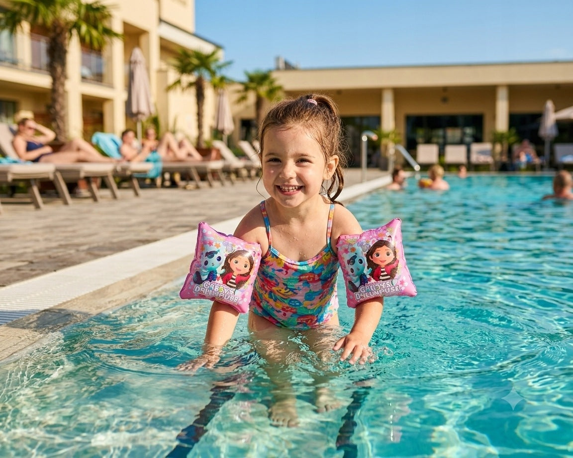 GABBY'S DOLLHOUSE 15 x 12 cm INFLATABLE SWIMMING SLEEVES FOR KIDS Manufacturer code JAGIM87186120