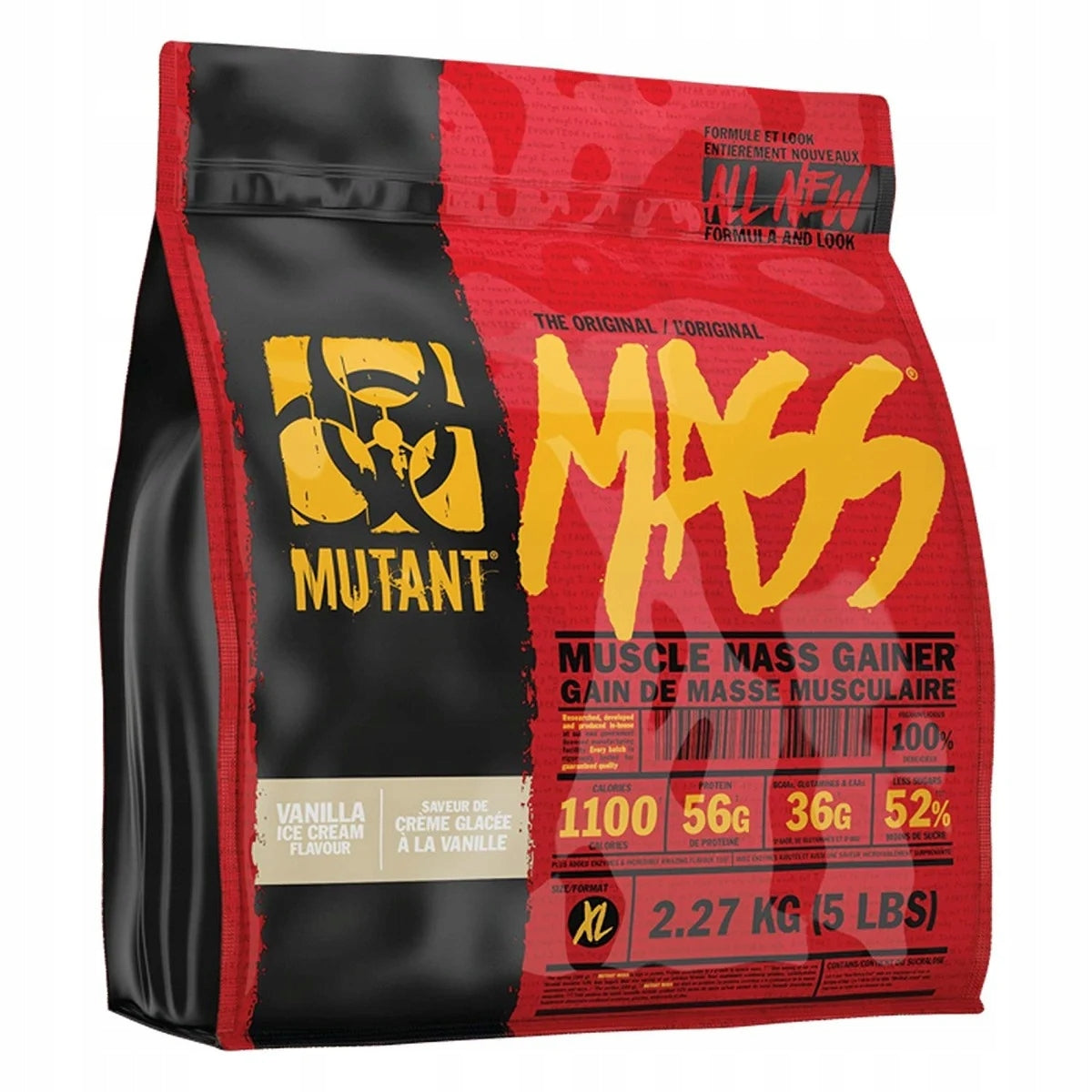 GAINER MUTANT MASS MUSCLES CARBOHYDRATE PROTEIN PVL 2270 g cake with cream