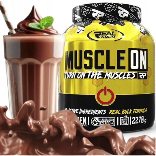 GAINER bulk PROTEIN Real Pharm Muscle ON 2270g CHOCOLATE