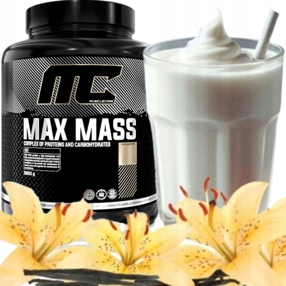 GAINER for mass CARBOHYDRATE PROTEIN Muscle Care Max Mass 3000g VANILLA
