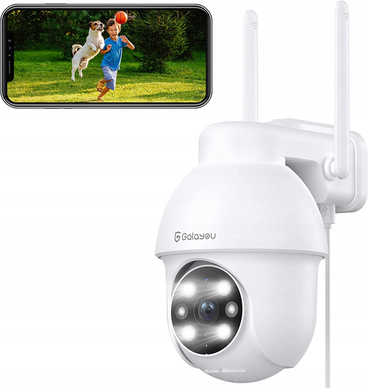 GALAYOU 2K Outdoor IP Camera Manufacturer code Y4x