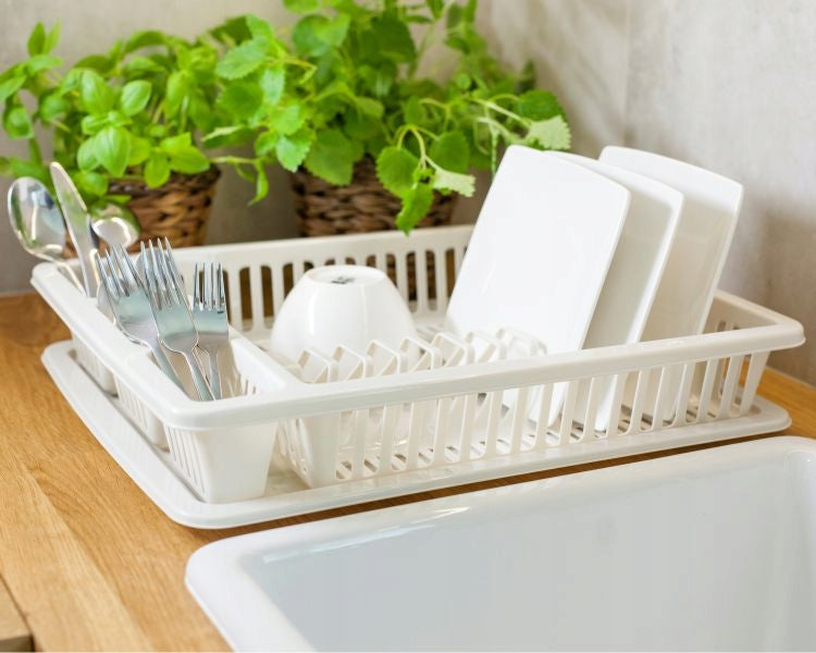 GALICJA DISH DRYER MOLLY LARGE CREAM DRYER WITH CUTLERY TRAY Brand Galicja