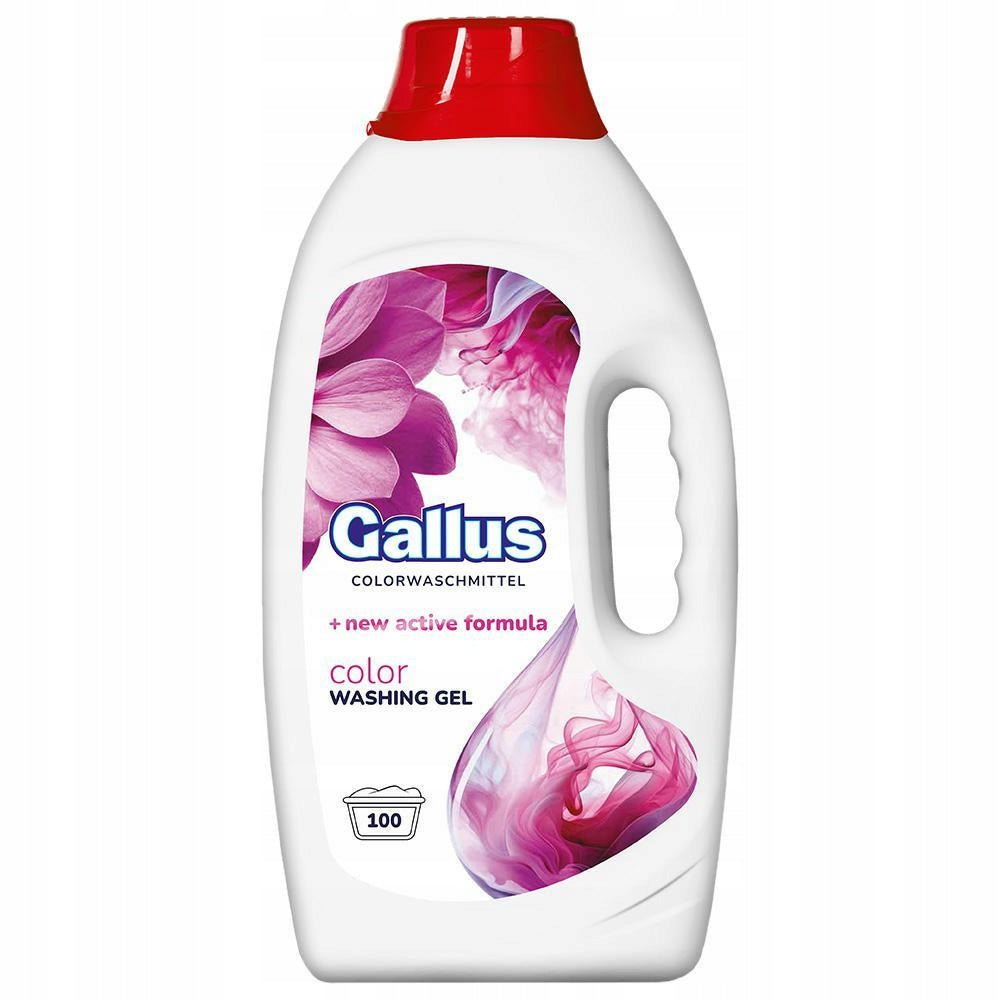 GALLUS Concentrated Washing Gel for Colored Fabrics Stains Color 4L