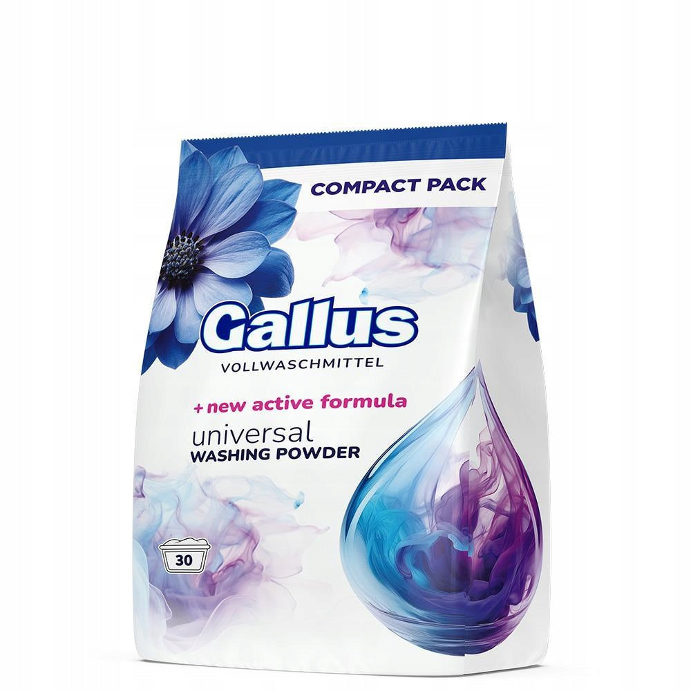 GALLUS Powder 30 Washes 1,8kg Universal (5) Foil