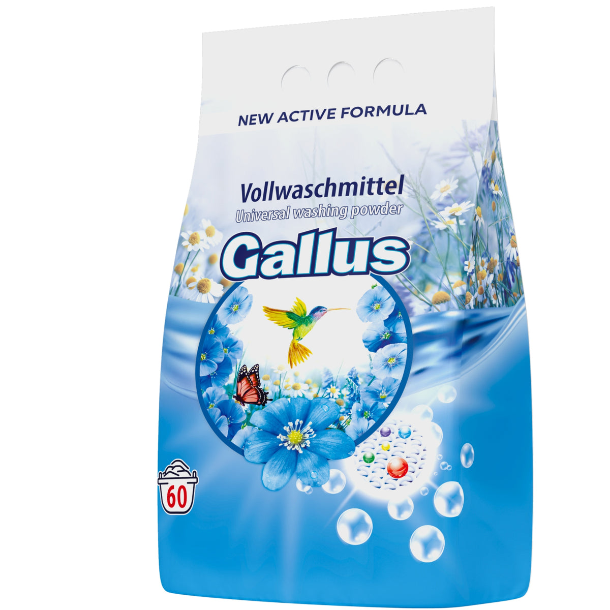 GALLUS Washing Powder UNIVERSAL 3,9kg 60 Washes Manufacturer code 4251415302944