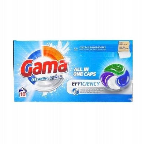 GAMA 10pcs Cleaning Power WASHING CAPSULES BOX