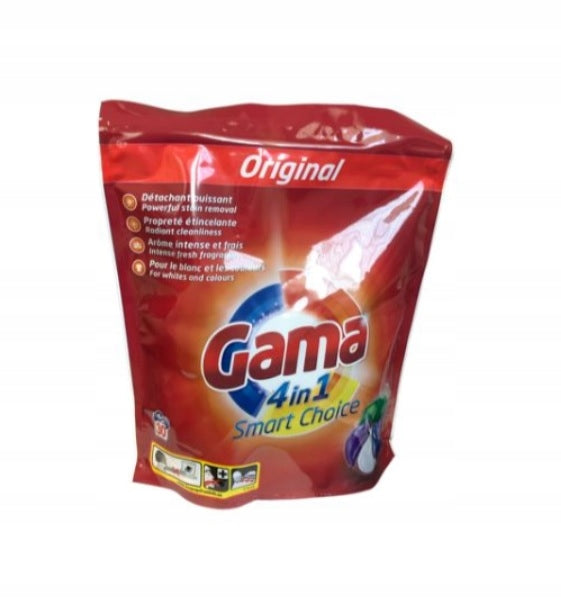 GAMA 4in1 WASHING CAPSULES ORIGINAL 30pcs Brand Gama