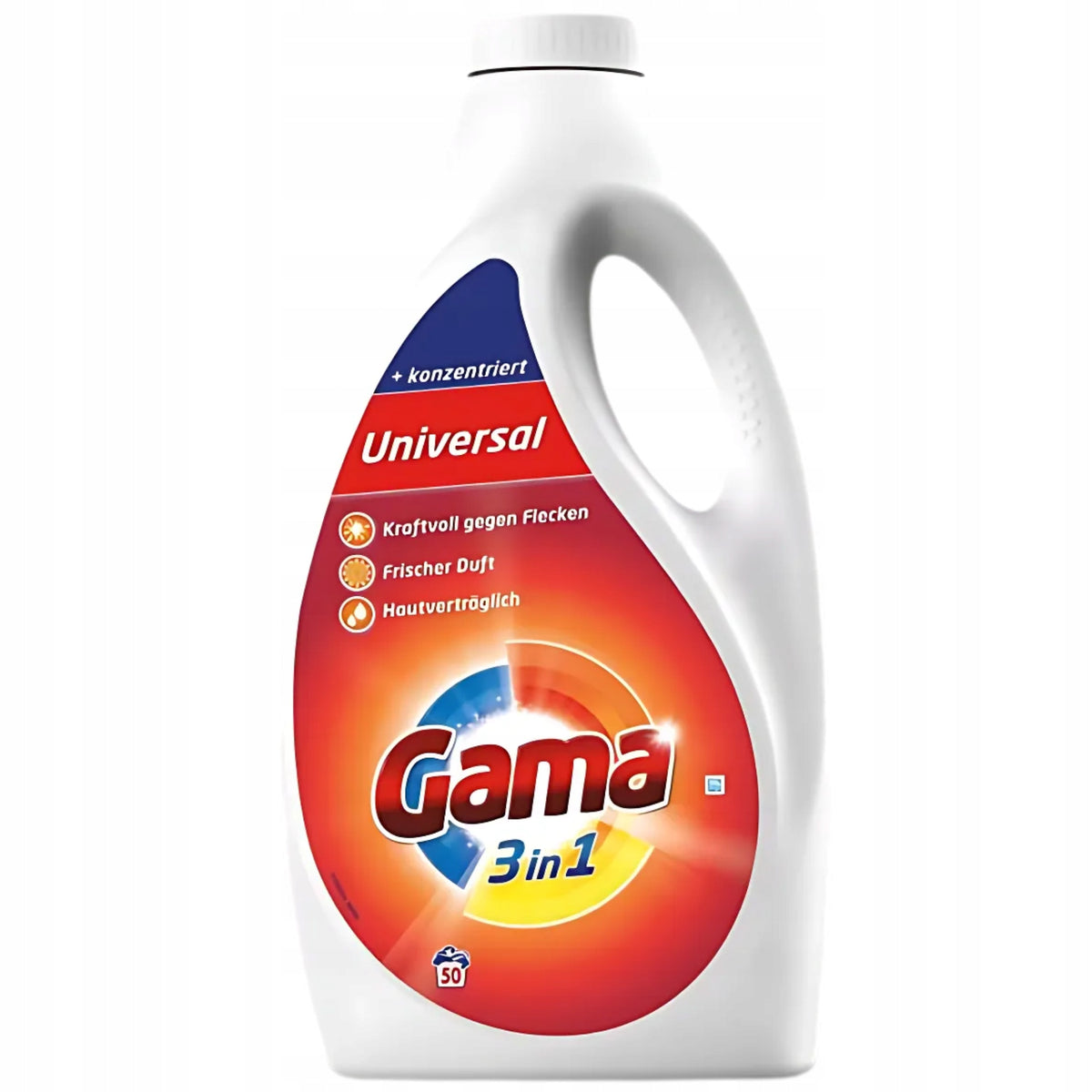 GAMA FABRIC WASHING GEL UNIVERSAL 50 WASHES 2,25l