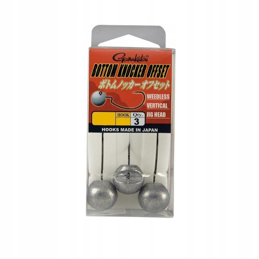GAMAKATSU JIG HEAD OFFSET size4/0 18g 3pcs Model GŁÓWKA JIGOWA