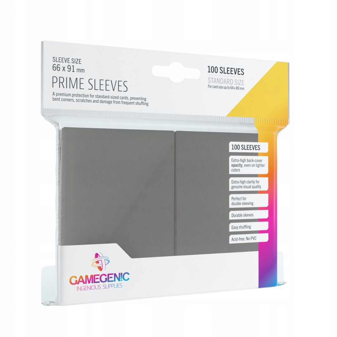Įmautės kortelėms Gamegenic, CCG, 66x91 mm., pilkos