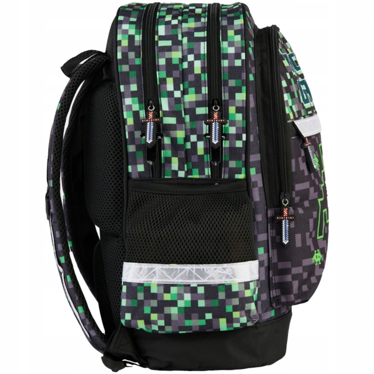 GAMER BACKPACK BOYS SCHOOL PIXELS FOR ELEMENTARY SCHOOL PASO GAMING GAME Manufacturer code PP24MC-116