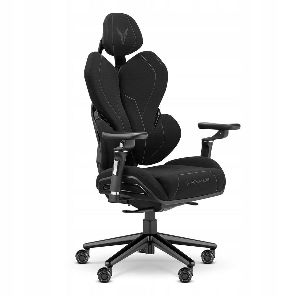 GAMING CHAIR BLACKRAZOR BLACK FABRIC ERGONOMICS PLAYER ROOM