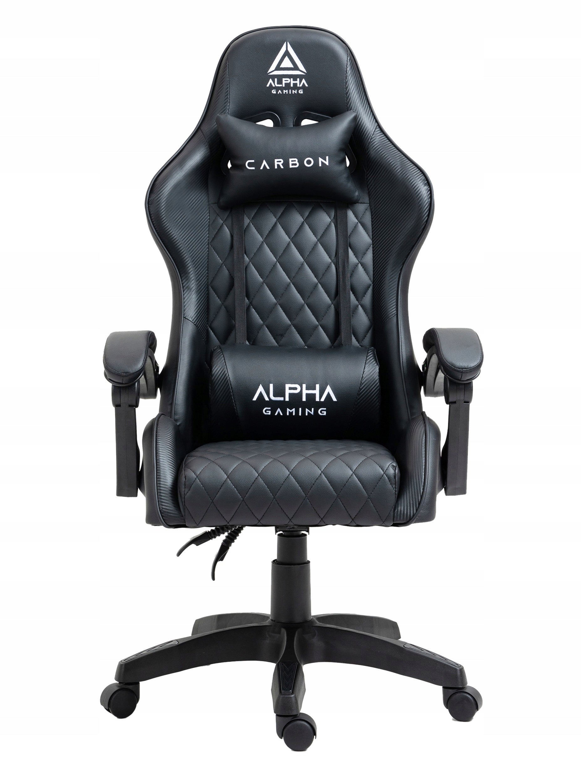 GAMING CHAIR BUCKET OFFICE SWIVEL CHAIR ALPHA GAMING BLACK Manufacturer code FOTEL KUBEŁKOWY OBROTOWY WYGODNY CZARNY