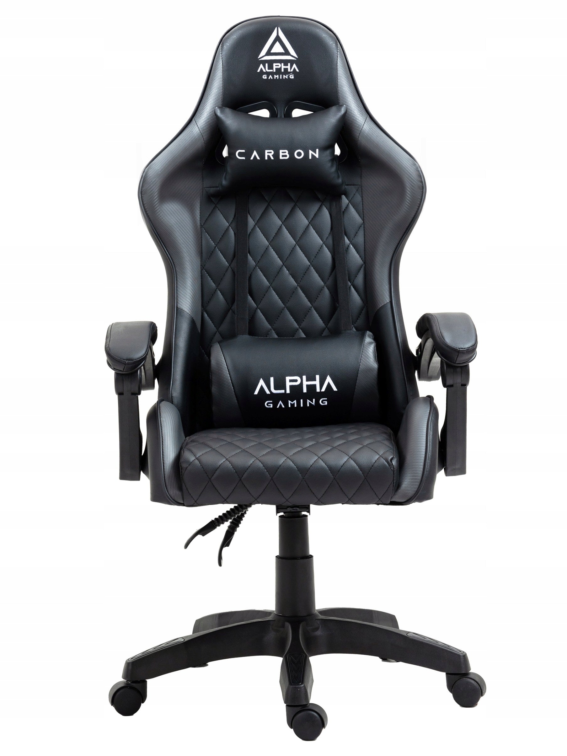 GAMING CHAIR GREY ALPHA OFFICE CHAIR SWIVEL COMPUTER ADJUSTABLE Manufacturer code ALPHA GAMING GREY