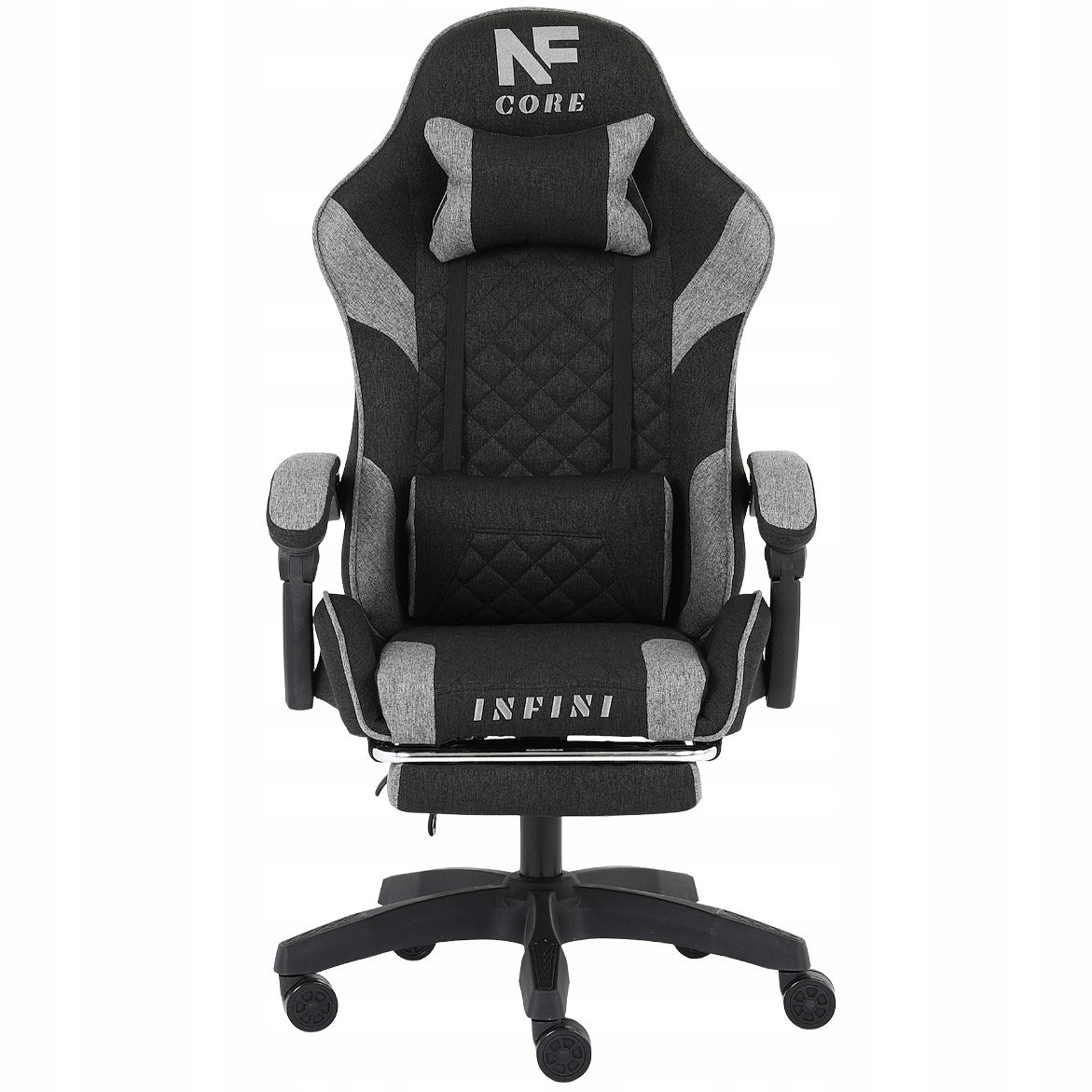 GAMING CHAIR MATERIAL ADJUSTABLE INFINI CORE BLACK DESK CHAIR Packaging status original