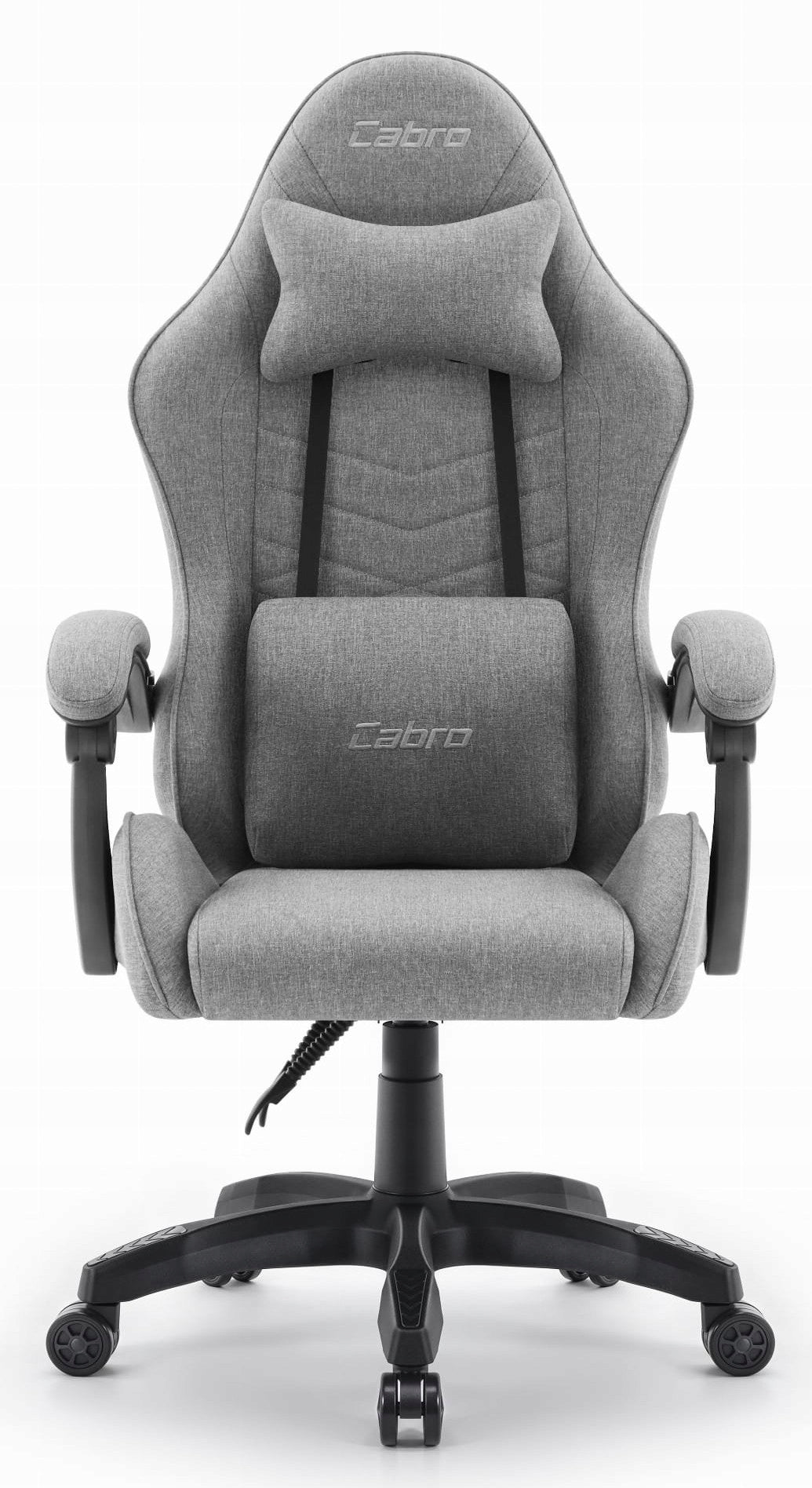 GAMING CHAIR MATERIAL CABRO C500 GREY BLACK FABRIC Manufacturer code 5907196010101