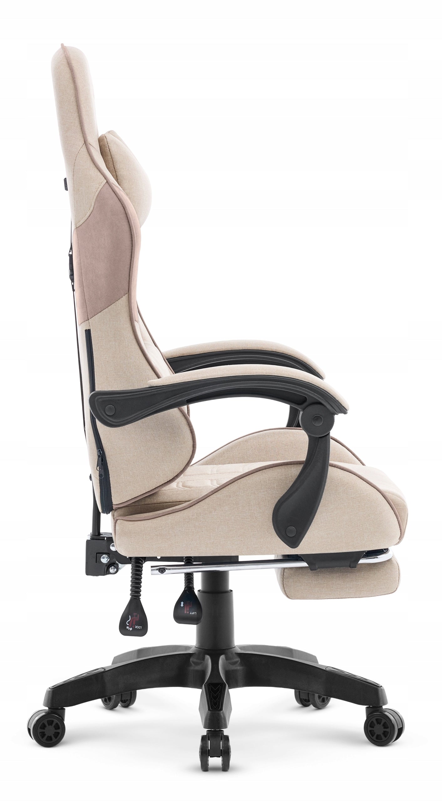 GAMING CHAIR MATERIAL CABRO C501 BEIGE FABRIC Brand Cabro