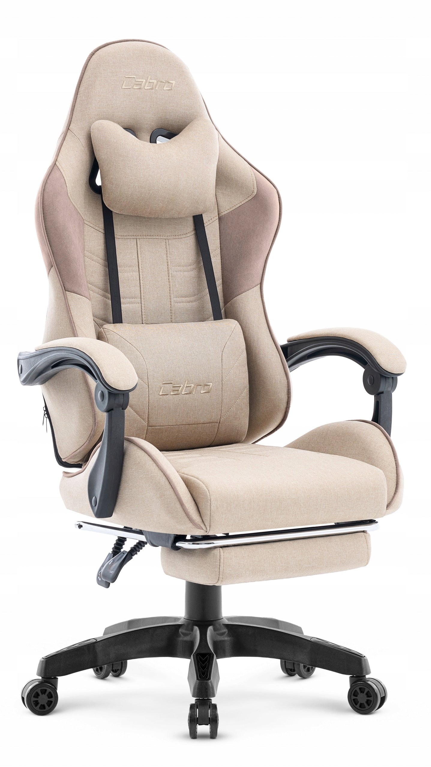 GAMING CHAIR MATERIAL CABRO C501 BEIGE FABRIC Manufacturer code 5907196012181