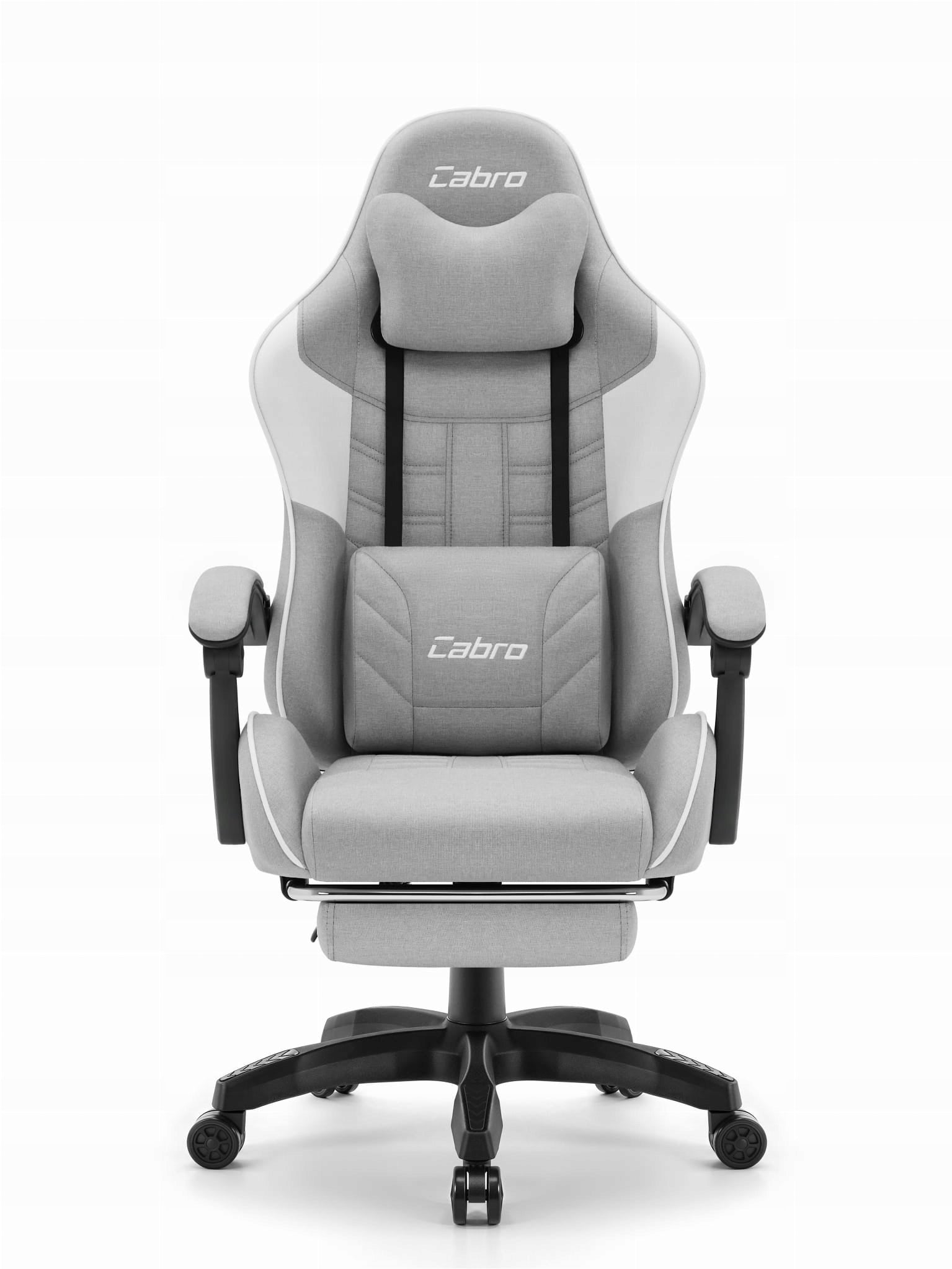 GAMING CHAIR MATERIAL CABRO C501 GREY FABRIC Manufacturer code 5907196010613