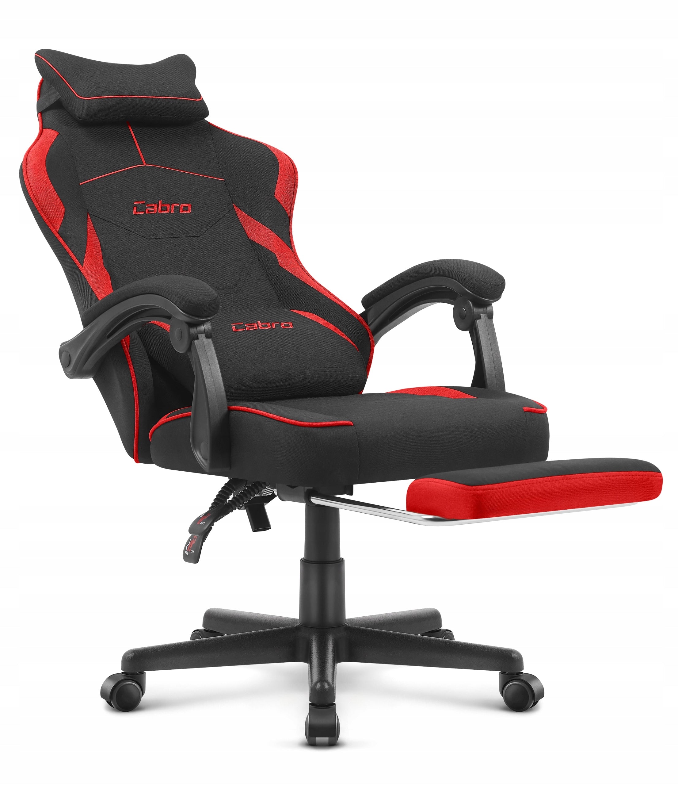 GAMING CHAIR MATERIAL CABRO C502 BLACK RED FABRIC Brand no brand