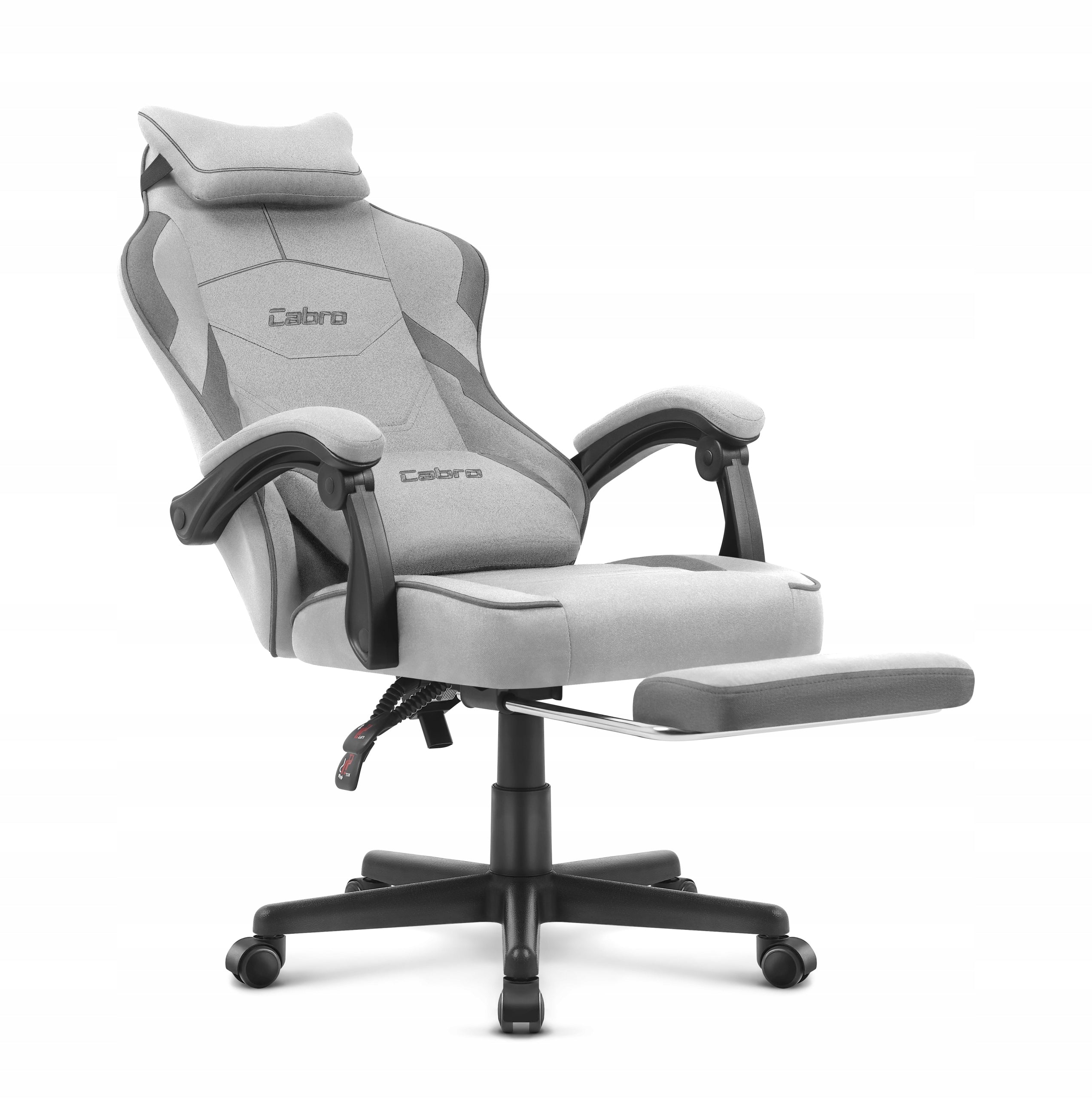 GAMING CHAIR MATERIAL CABRO C502 GREY BLACK Brand Cabro