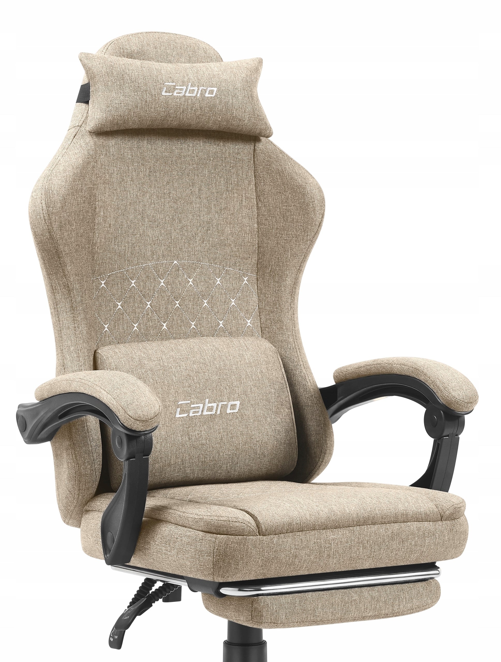 GAMING CHAIR MATERIAL CABRO C503 BEIGE FABRIC