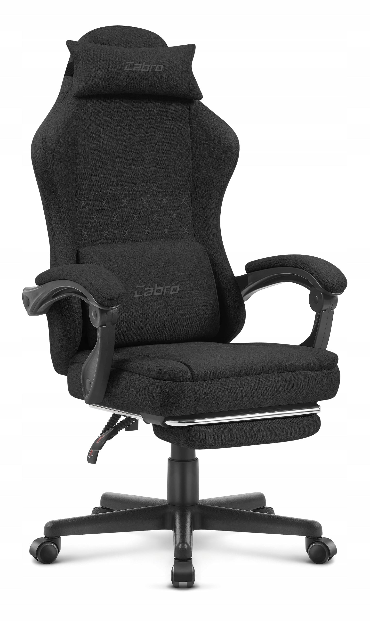 GAMING CHAIR MATERIAL CABRO C503 BLACK FABRIC Manufacturer code 5907196010217