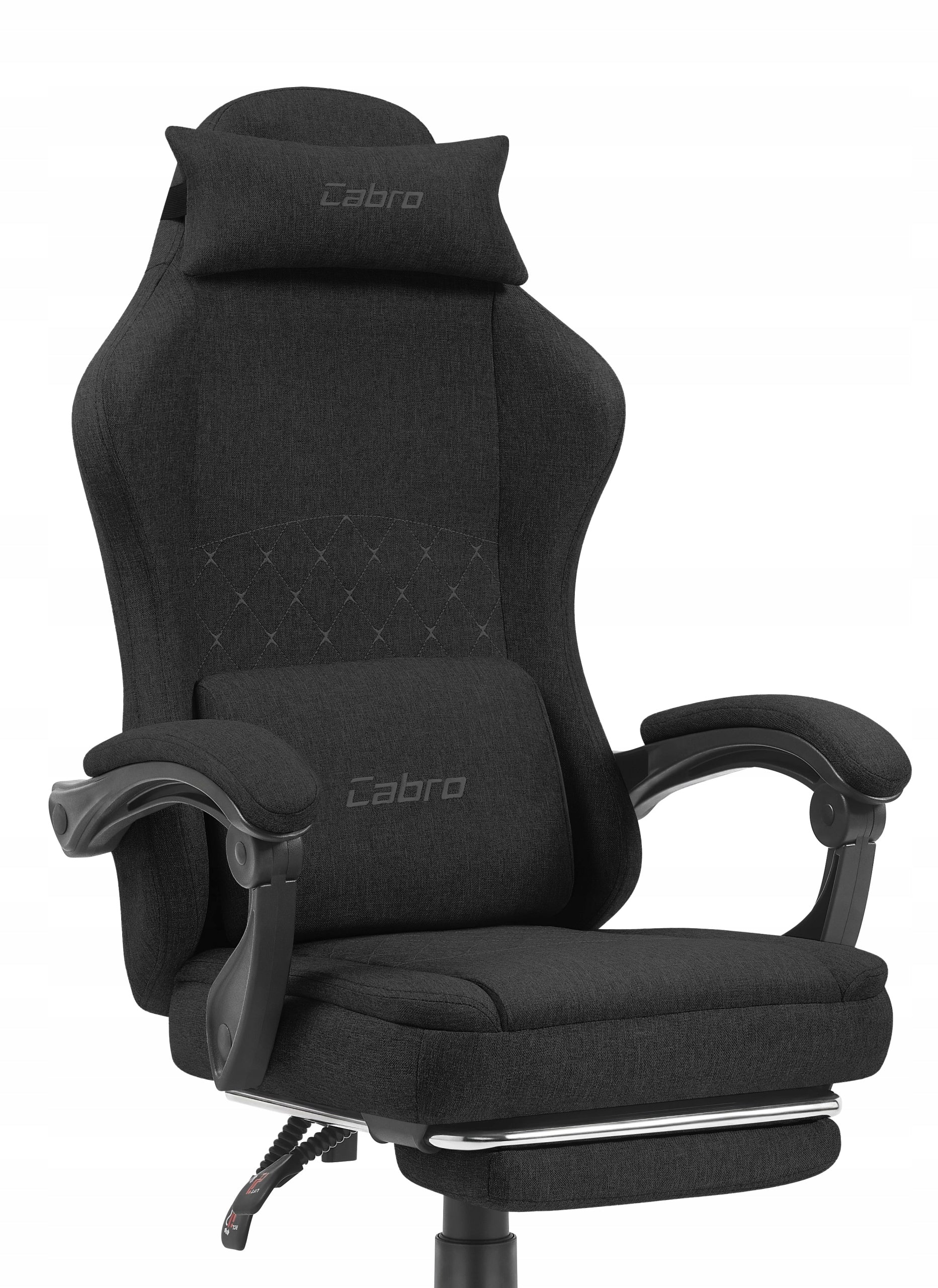 GAMING CHAIR MATERIAL CABRO C503 BLACK FABRIC