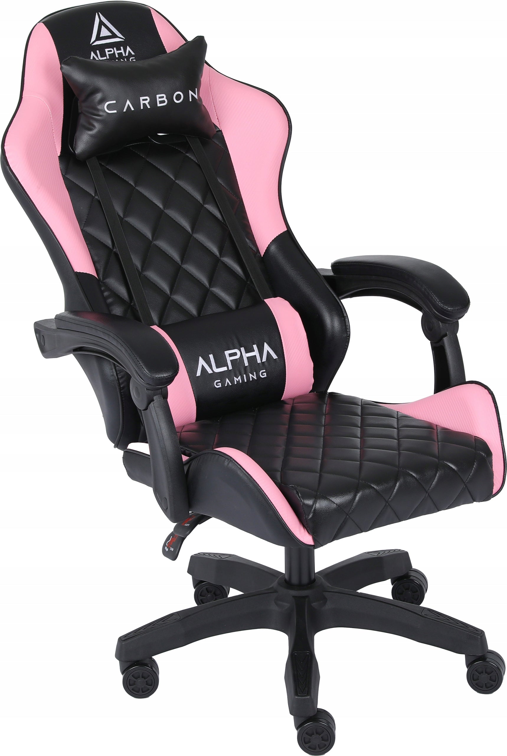 GAMING CHAIR OFFICE COMPUTER CHAIR ALPHA GAMING CARBON PINK Manufacturer code ALPHA GAMING RÓŻ