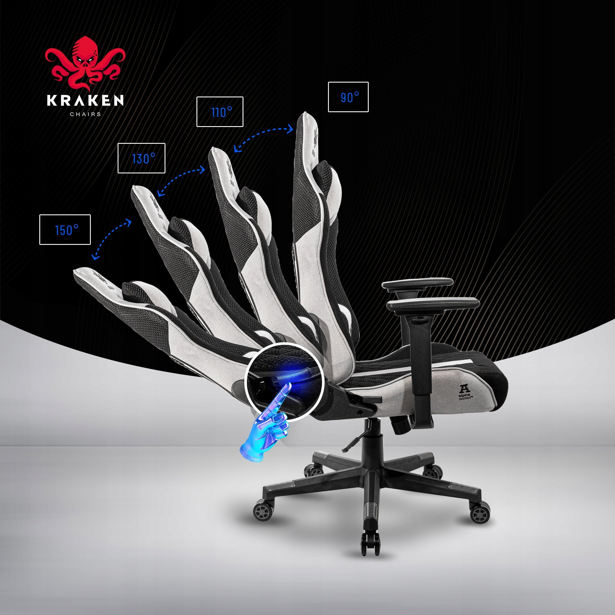 GAMING CHAIR OFFICE SWIVEL CHAIR FOR DESK KRAKEN CHAIRS Model HELIOS