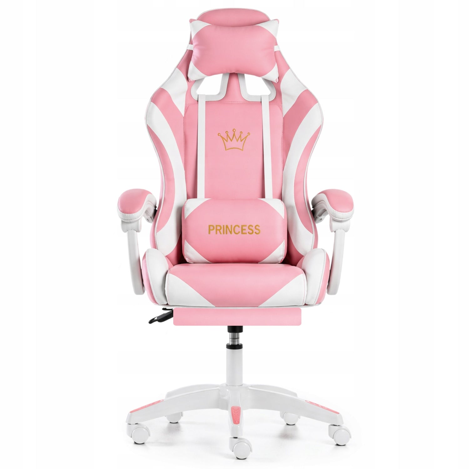 GAMING CHAIR PINK for girl child COMPUTER + MASSAGE FOOTREST Brand no brand