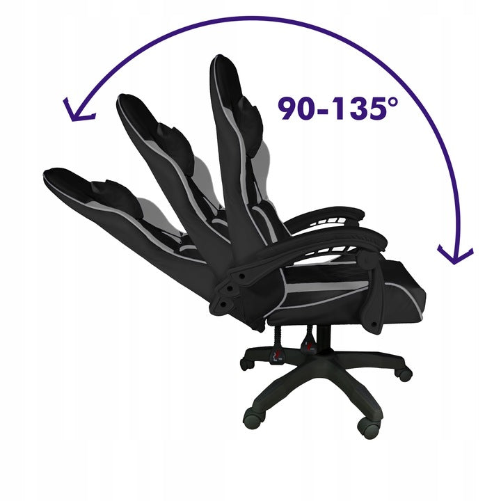 GAMING CHAIR PRESTIGE, LED, OFFICE MASSAGE, GAME EXTREM FG-PRS-L-LED-012 Brand GT-EXTREME