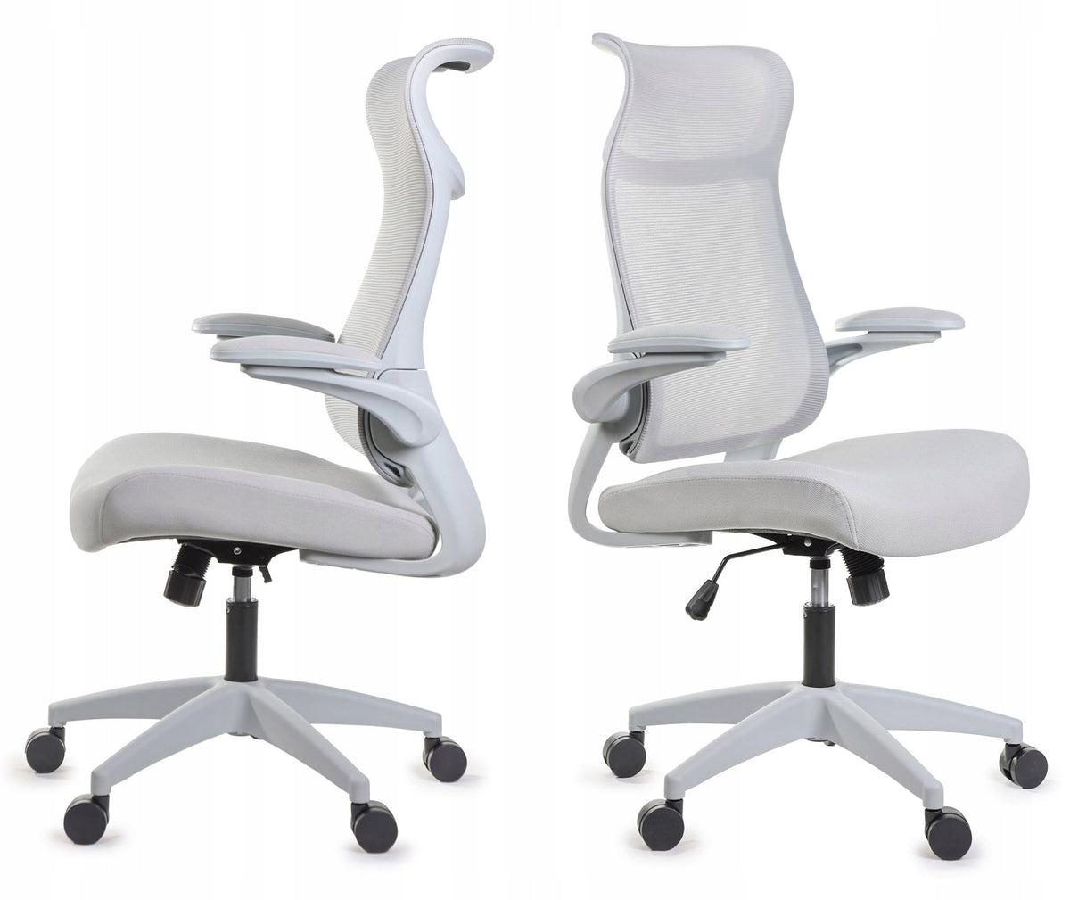 GAMING CHAIR SWIVEL OFFICE CHAIR ADJUSTABLE GREY Manufacturer code 5908118953407