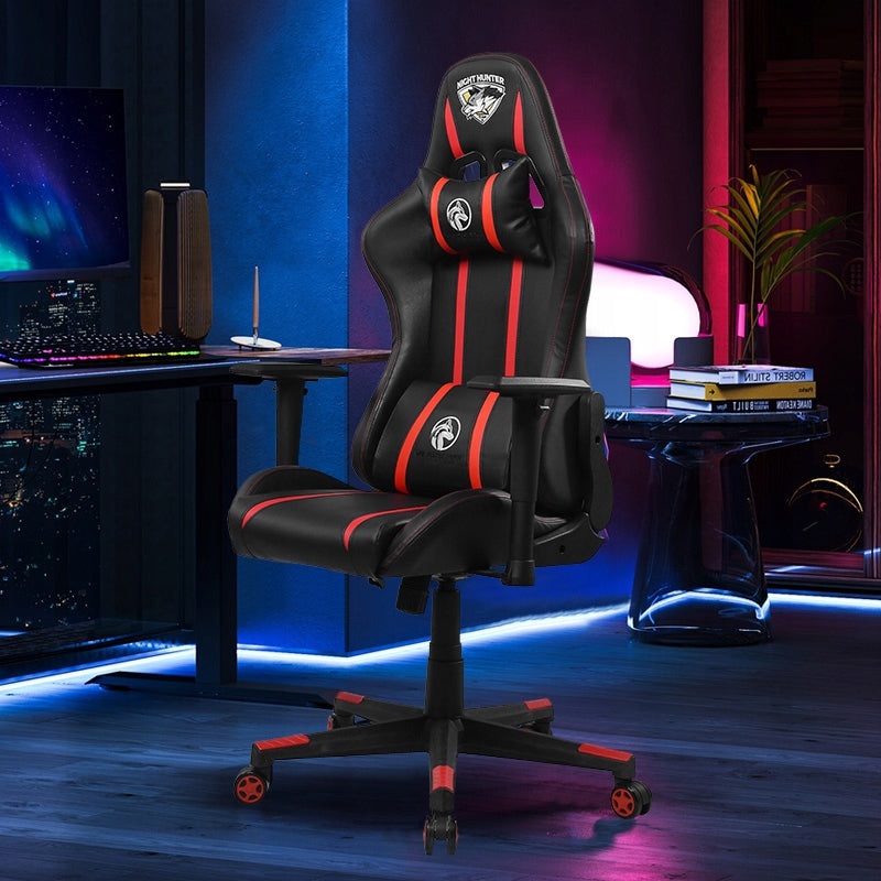 GAMING Chair+Computer Massage SWIVEL Office Adjustable ARMRESTS Brand TurboTools