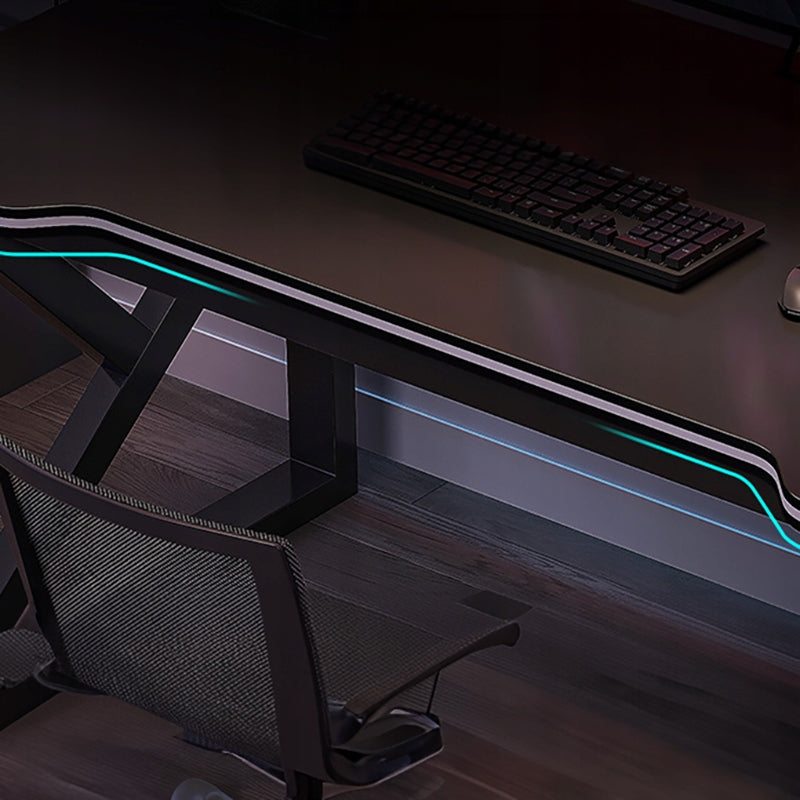 GAMING DESK GAMING TABLE FOR GAMING COMPUTER BLACK LARGE LOFT Brand Timetrade