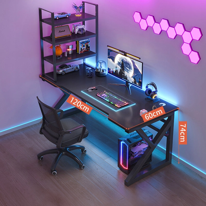 GAMING DESK GAMING TABLE FOR GAMING COMPUTER BLACK LARGE LOFT EAN (GTIN) 5904890422735