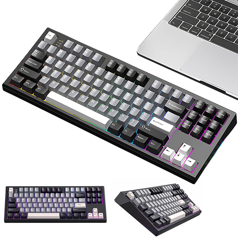 GAMING KEYBOARD MECHANICAL S87 WIND SPIRIT BLACK BLUETOOTH CABLE