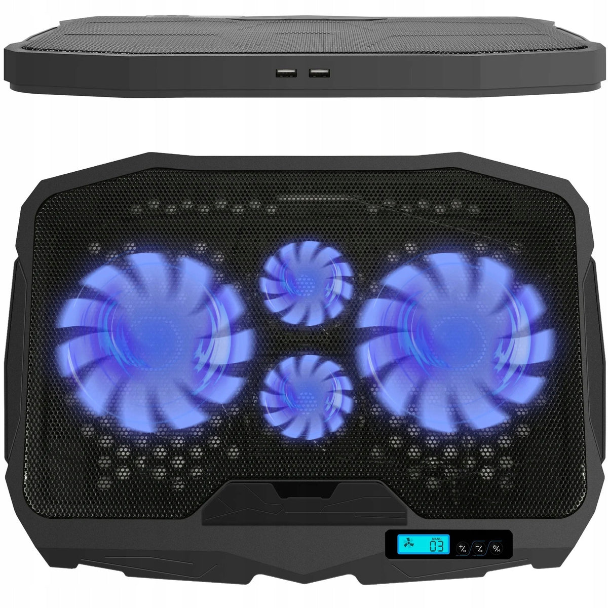 GAMING LAPTOP COOLING STAND QUIET LARGE 17" WITH BACKLIGHT Manufacturer code UM5