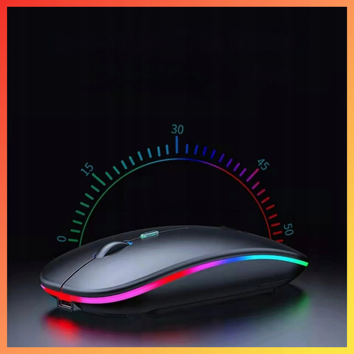 GAMING MOUSE WIRELESS MOUSE RGB LED BACKLIT BLUETOOTH Manufacturer Aptel