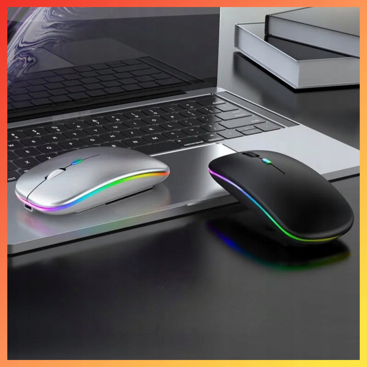 GAMING MOUSE WIRELESS MOUSE RGB LED BACKLIT BLUETOOTH Model AK211A