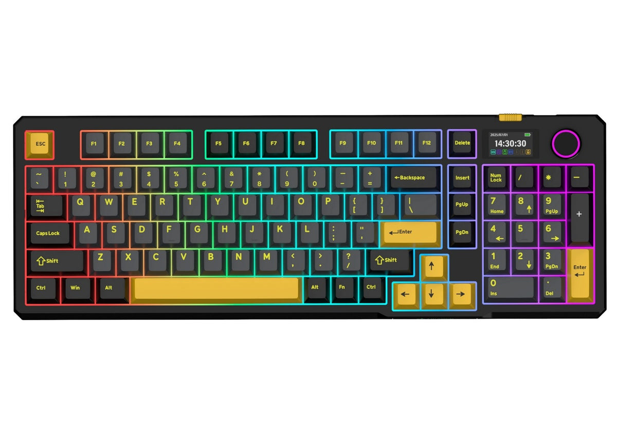 GAMING Mechanical Keyboard Triadyn PLAY ELNATH OUTEMU RGB DISPLAY Packaging status original
