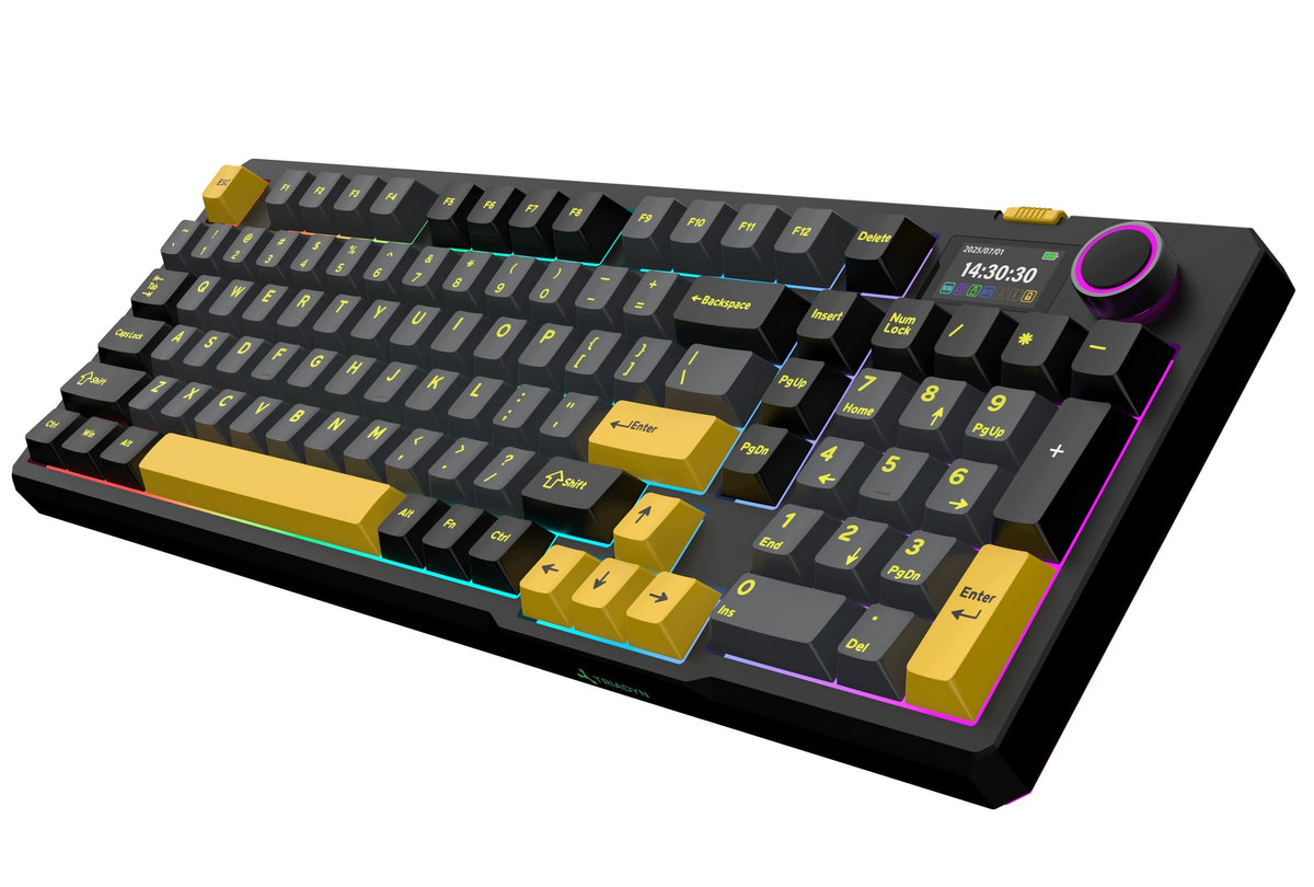 GAMING Mechanical Keyboard Triadyn PLAY ELNATH OUTEMU RGB DISPLAY