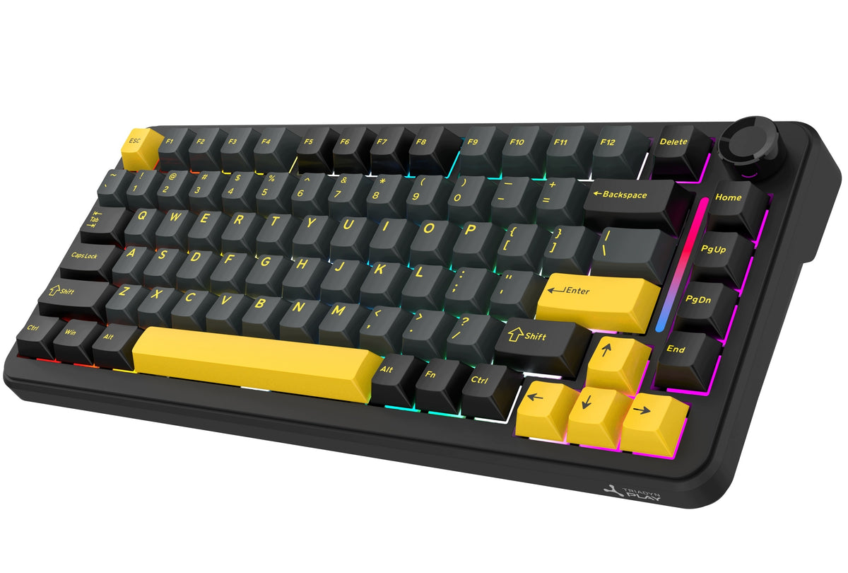 GAMING Mechanical Keyboard Triadyn PLAY ELNATH S OUTEMU RGB