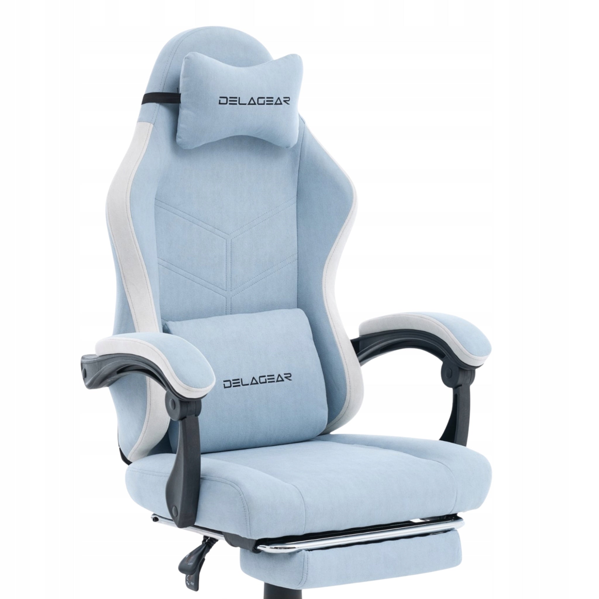 GAMING OFFICE CHAIR DELAGEAR G 325 BLUE ROTATING MATERIAL Manufacturer code 5904261532513