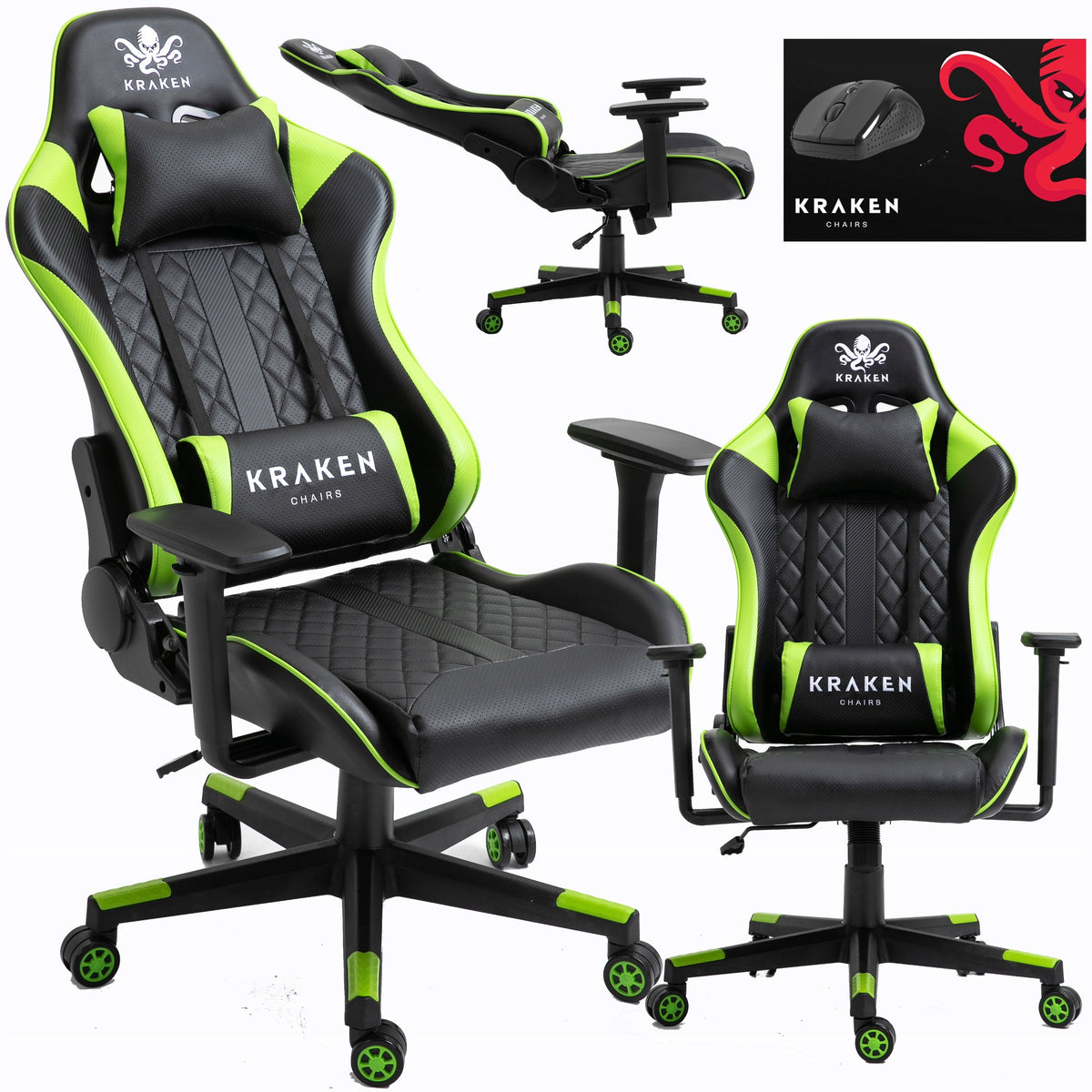 GAMING OFFICE CHAIR PLAYER CHAIR + freebie