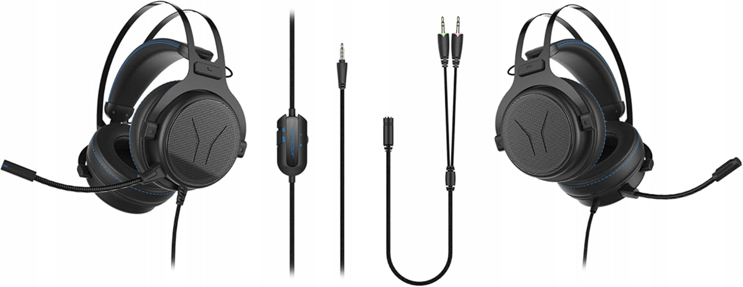 GAMING WIRED HEADPHONES WITH MICROPHONE ERAZER USB Manufacturer code MD 87880